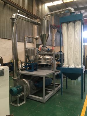 UPVC / CPVC / OPVC Plastic Pulverizer Machine 0.75KW Vibrator Power Energy Saving