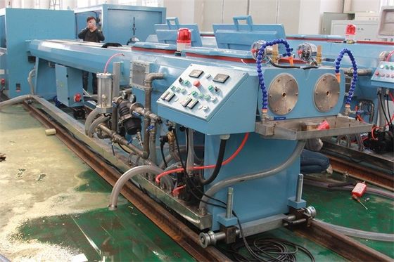 Conical PVC Plastic Extrusion Machine Doube Screw Design