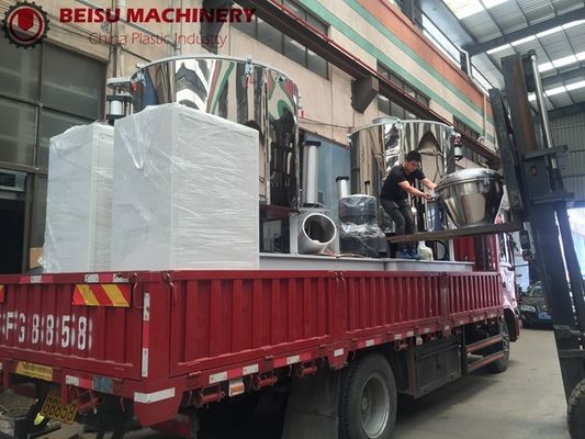 SHR -1000L Plastic Powder PVC Electric Heating Mixer Machine For Road Buffer