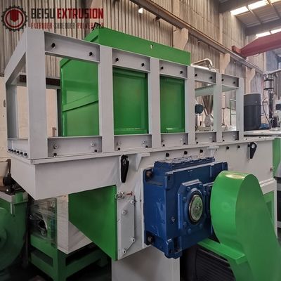 55kw Automatic Single Shaft Shredder For Larger Diameter Pipe Tanks